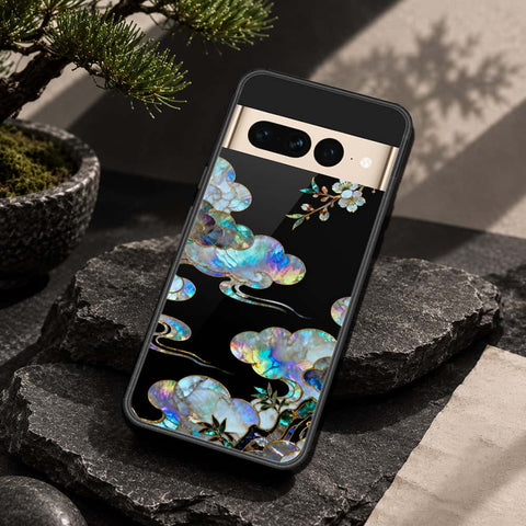 Google Pixel 7 Pro Cover - Pearl Dynasty Series - HQ Ultra Shine Premium Infinity Glass Soft Silicon Borders Case
