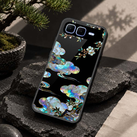 Infinix Smart 10 Plus Cover - Pearl Dynasty Series - HQ Ultra Shine Premium Infinity Glass Soft Silicon Borders Case