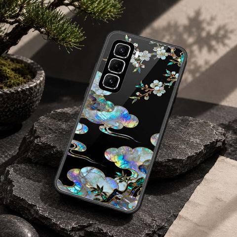 Infinix Hot 50 Pro Plus Cover - Pearl Dynasty Series - HQ Ultra Shine Premium Infinity Glass Soft Silicon Borders Case
