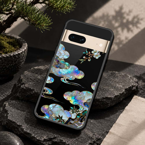 Google Pixel 7 Cover - Pearl Dynasty Series - HQ Ultra Shine Premium Infinity Glass Soft Silicon Borders Case