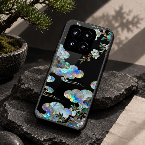 Xiaomi 15 Cover - Pearl Dynasty Series - HQ Ultra Shine Premium Infinity Glass Soft Silicon Borders Case