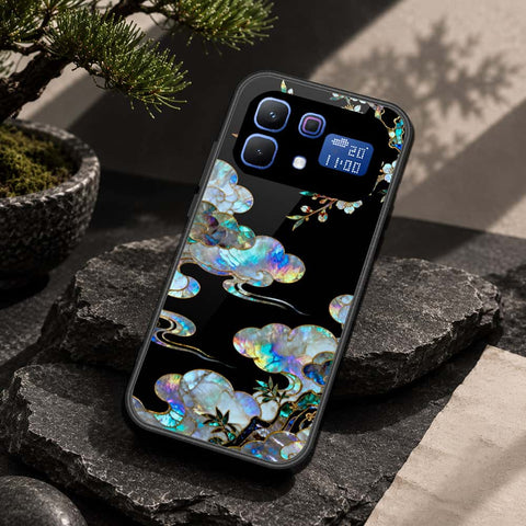 Infinix Note 60 Cover - Pearl Dynasty Series - HQ Ultra Shine Premium Infinity Glass Soft Silicon Borders Case