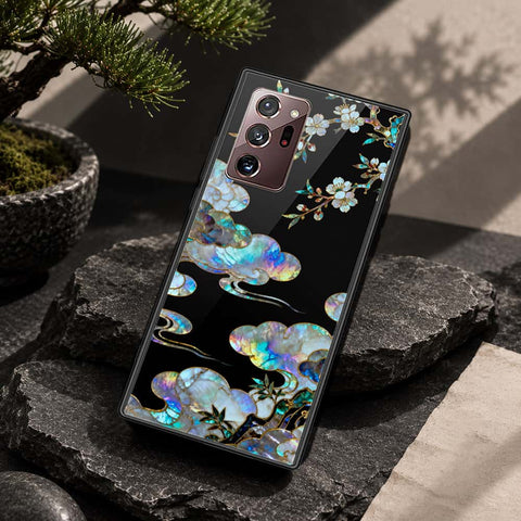 Samsung Galaxy Note 20 Ultra Cover - Pearl Dynasty Series - HQ Ultra Shine Premium Infinity Glass Soft Silicon Borders Case