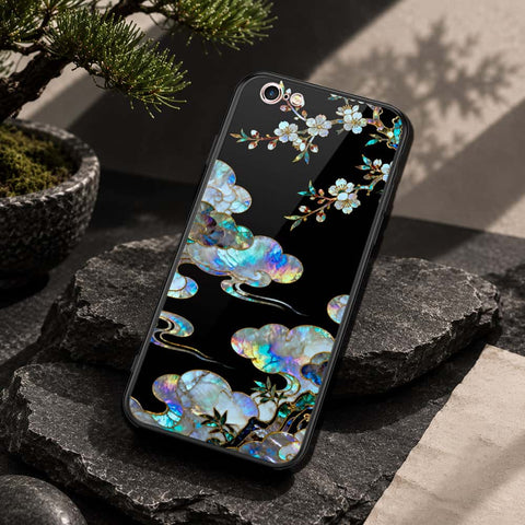 iPhone 6S / 6 Cover - Pearl Dynasty Series - HQ Ultra Shine Premium Infinity Glass Soft Silicon Borders Case