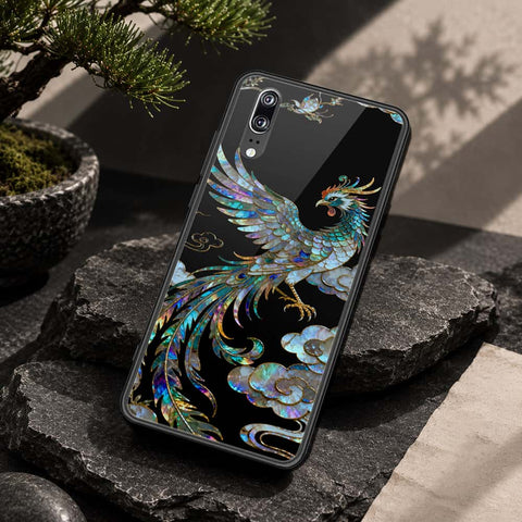 Huawei P20 Cover - Pearl Dynasty Series - HQ Ultra Shine Premium Infinity Glass Soft Silicon Borders Case