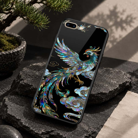 iPhone 8 Plus / 7 Plus - Pearl Dynasty Series - HQ Ultra Shine Premium Infinity Glass Soft Silicon Borders Case