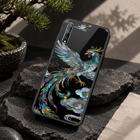 Huawei Y8p Cover - Pearl Dynasty Series - HQ Ultra Shine Premium Infinity Glass Soft Silicon Borders Case