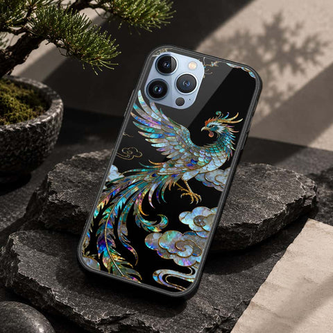 iPhone 13 Pro Max Cover - Pearl Dynasty Series - HQ Ultra Shine Premium Infinity Glass Soft Silicon Borders Case