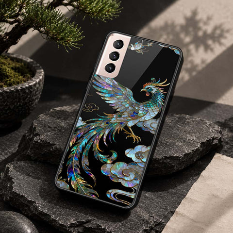 Samsung Galaxy S22 5G Cover - Pearl Dynasty Series - HQ Ultra Shine Premium Infinity Glass Soft Silicon Borders Case