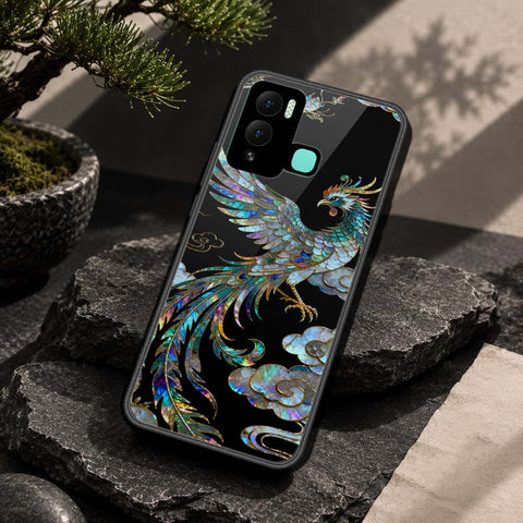 Infinix Hot 12 Play Cover - Pearl Dynasty Series - HQ Ultra Shine Premium Infinity Glass Soft Silicon Borders Case