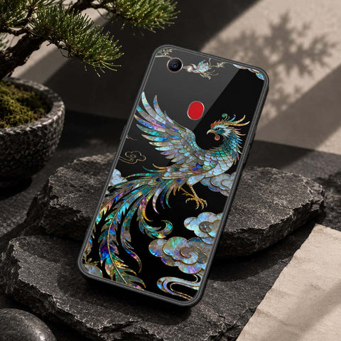 Oppo F7 Cover - Pearl Dynasty Series - HQ Ultra Shine Premium Infinity Glass Soft Silicon Borders Case