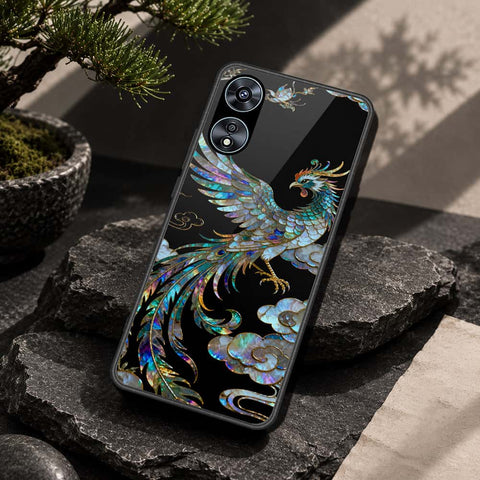 Oppo A78 4G Cover - Pearl Dynasty Series - HQ Ultra Shine Premium Infinity Glass Soft Silicon Borders Case