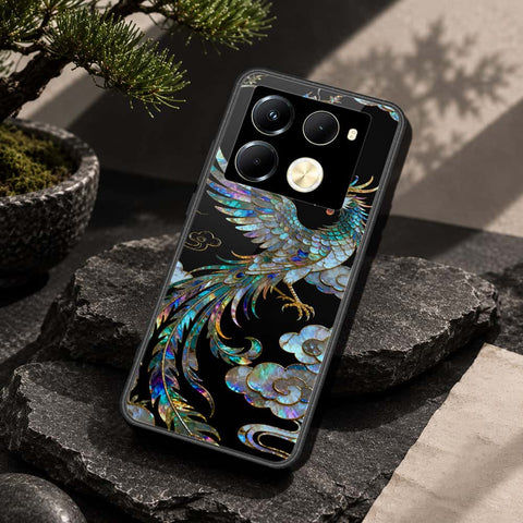Infinix Note 40 Pro Cover - Pearl Dynasty Series - HQ Ultra Shine Premium Infinity Glass Soft Silicon Borders Case