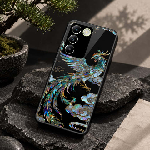 Vivo Y100 4G Cover - Pearl Dynasty Series - HQ Ultra Shine Premium Infinity Glass Soft Silicon Borders Case