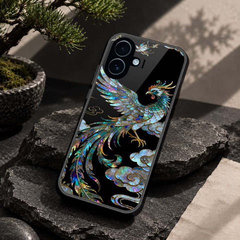 iPhone 18 - Pearl Dynasty Series - HQ Ultra Shine Premium Infinity Glass Soft Silicon Borders Case