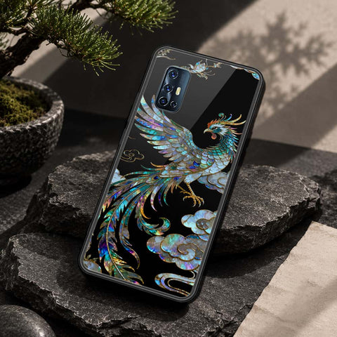 Vivo V17 Cover - Pearl Dynasty Series - HQ Ultra Shine Premium Infinity Glass Soft Silicon Borders Case