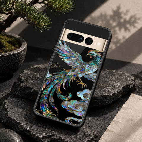 Google Pixel 7 Pro Cover - Pearl Dynasty Series - HQ Ultra Shine Premium Infinity Glass Soft Silicon Borders Case