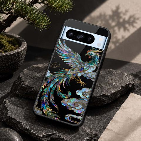 Google Pixel 8 Pro Cover - Pearl Dynasty Series - HQ Ultra Shine Premium Infinity Glass Soft Silicon Borders Case
