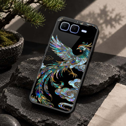 Infinix Smart 10 Plus Cover - Pearl Dynasty Series - HQ Ultra Shine Premium Infinity Glass Soft Silicon Borders Case