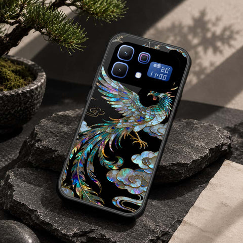 Infinix Note 60 Cover - Pearl Dynasty Series - HQ Ultra Shine Premium Infinity Glass Soft Silicon Borders Case