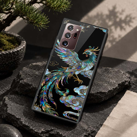 Samsung Galaxy Note 20 Ultra Cover - Pearl Dynasty Series - HQ Ultra Shine Premium Infinity Glass Soft Silicon Borders Case