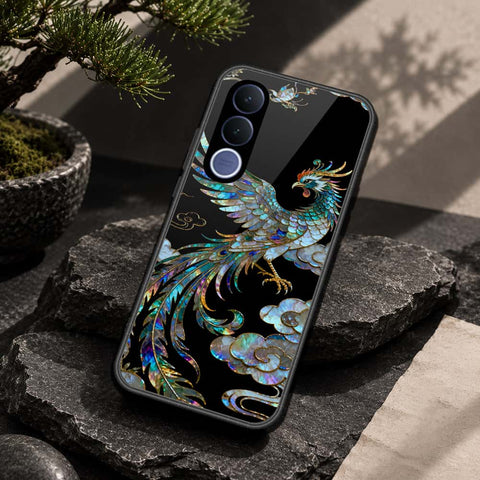 Vivo V70 FE Cover - Pearl Dynasty Series - HQ Ultra Shine Premium Infinity Glass Soft Silicon Borders Case