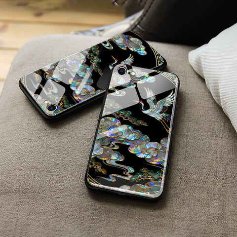 iPhone 18 - Pearl Dynasty Series - HQ Ultra Shine Premium Infinity Glass Soft Silicon Borders Case