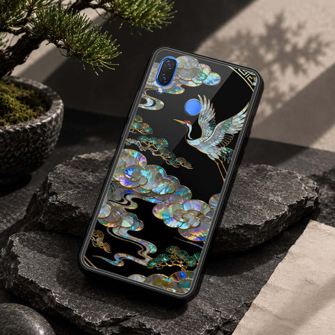 Huawei Y9 2019 Cover - Pearl Dynasty Series - HQ Ultra Shine Premium Infinity Glass Soft Silicon Borders Case