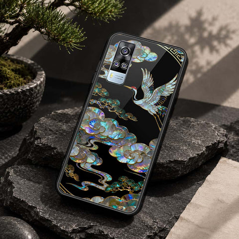 Vivo Y51a Cover - Pearl Dynasty Series - HQ Ultra Shine Premium Infinity Glass Soft Silicon Borders Case