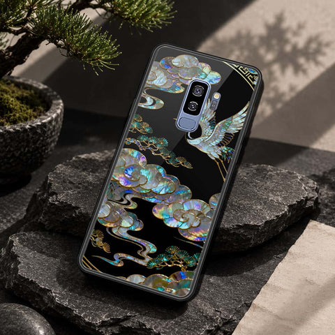 Samsung Galaxy S9 Plus Cover - Pearl Dynasty Series - HQ Ultra Shine Premium Infinity Glass Soft Silicon Borders Case