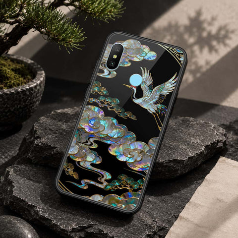 Redmi 6 Pro Cover - Pearl Dynasty Series - HQ Ultra Shine Premium Infinity Glass Soft Silicon Borders Case