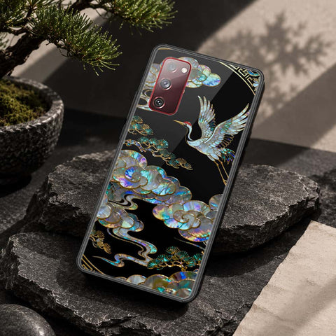 Samsung Galaxy S20 FE Cover - Pearl Dynasty Series - HQ Ultra Shine Premium Infinity Glass Soft Silicon Borders Case