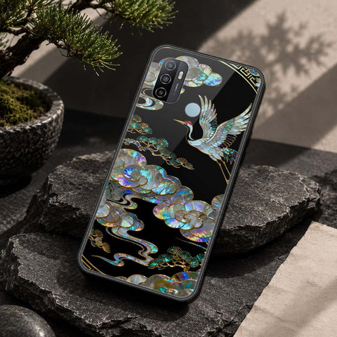 Oppo A53s Cover - Pearl Dynasty Series - HQ Ultra Shine Premium Infinity Glass Soft Silicon Borders Case