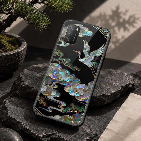 Xiaomi Poco M3 Cover - Pearl Dynasty Series - HQ Ultra Shine Premium Infinity Glass Soft Silicon Borders Case