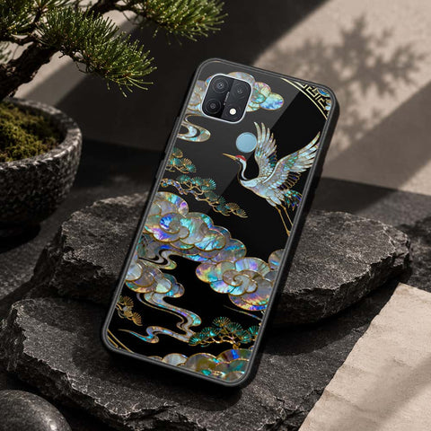 Oppo A15 Cover - Pearl Dynasty Series - HQ Ultra Shine Premium Infinity Glass Soft Silicon Borders Case