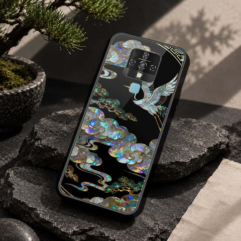 Tecno Camon 16 SE Cover - Pearl Dynasty Series - HQ Ultra Shine Premium Infinity Glass Soft Silicon Borders Case