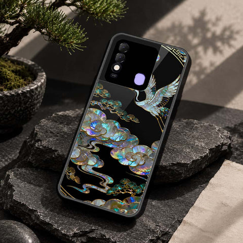 Tecno Spark 8 Cover - Pearl Dynasty Series - HQ Ultra Shine Premium Infinity Glass Soft Silicon Borders Case