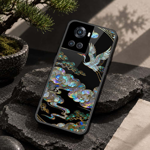 OnePlus 10R Cover - Pearl Dynasty Series - HQ Ultra Shine Premium Infinity Glass Soft Silicon Borders Case