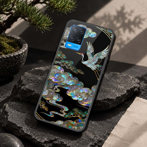 Oppo A54 4G Cover - Pearl Dynasty Series - HQ Ultra Shine Premium Infinity Glass Soft Silicon Borders Case