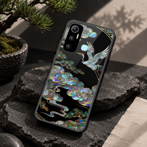 Infinix Hot 11 Cover - Pearl Dynasty Series - HQ Ultra Shine Premium Infinity Glass Soft Silicon Borders Case