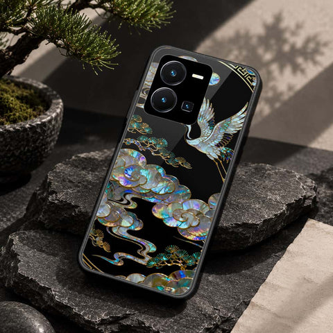 Vivo Y35 4G Cover - Pearl Dynasty Series - HQ Ultra Shine Premium Infinity Glass Soft Silicon Borders Case