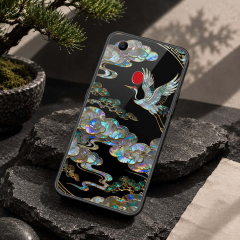 Oppo F7 Cover - Pearl Dynasty Series - HQ Ultra Shine Premium Infinity Glass Soft Silicon Borders Case
