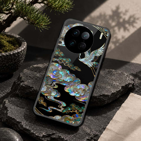 Vivo X90 Pro Cover - Pearl Dynasty Series - HQ Ultra Shine Premium Infinity Glass Soft Silicon Borders Case