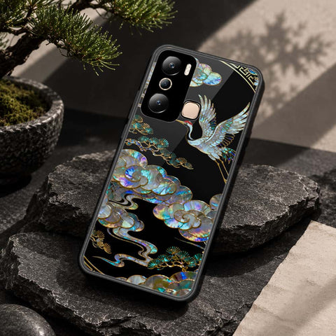 Infinix Hot 20i Cover - Pearl Dynasty Series - HQ Ultra Shine Premium Infinity Glass Soft Silicon Borders Case
