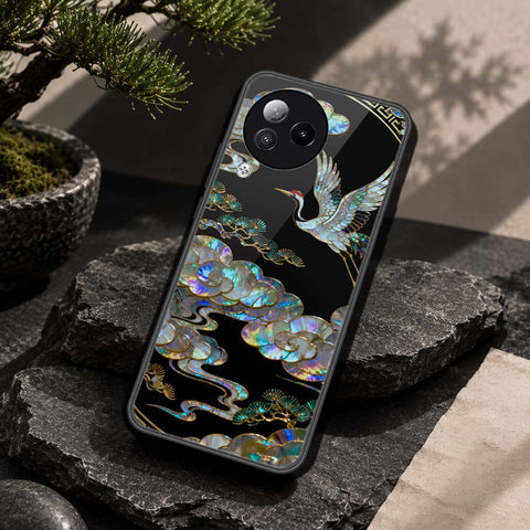 Xiaomi Civi 3 Cover - Pearl Dynasty Series - HQ Ultra Shine Premium Infinity Glass Soft Silicon Borders Case