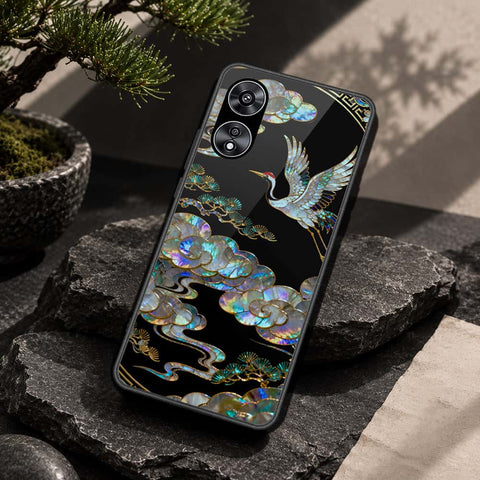 Oppo A97 5G Cover - Pearl Dynasty Series - HQ Ultra Shine Premium Infinity Glass Soft Silicon Borders Case