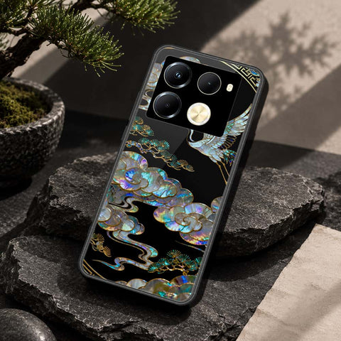 Infinix Note 40 Pro Cover - Pearl Dynasty Series - HQ Ultra Shine Premium Infinity Glass Soft Silicon Borders Case