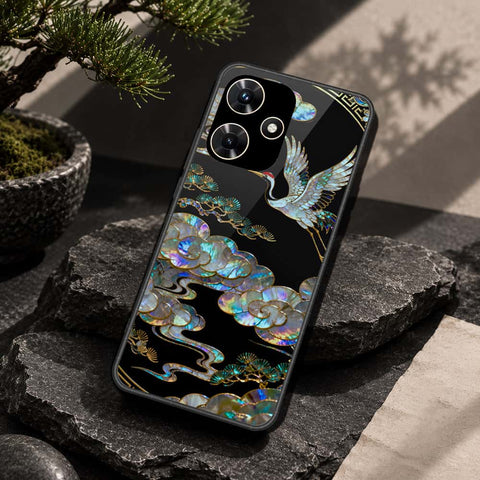 Infinix Hot 30i Cover - Pearl Dynasty Series - HQ Ultra Shine Premium Infinity Glass Soft Silicon Borders Case