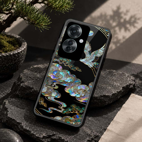 Oppo Reno 11F 5G Cover - Pearl Dynasty Series - HQ Ultra Shine Premium Infinity Glass Soft Silicon Borders Case