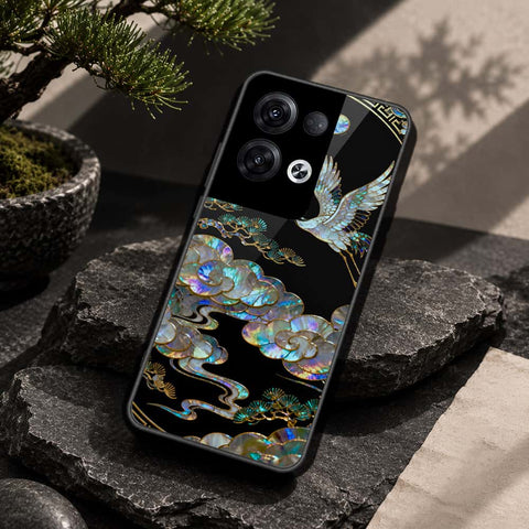 Oppo Reno 8 Pro Plus Cover - Pearl Dynasty Series - HQ Ultra Shine Premium Infinity Glass Soft Silicon Borders Case
